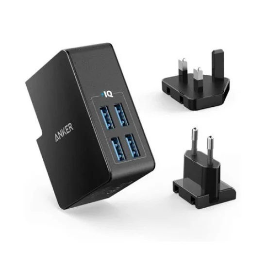 Anker PowerPort 4 Lite Wall charger - Black